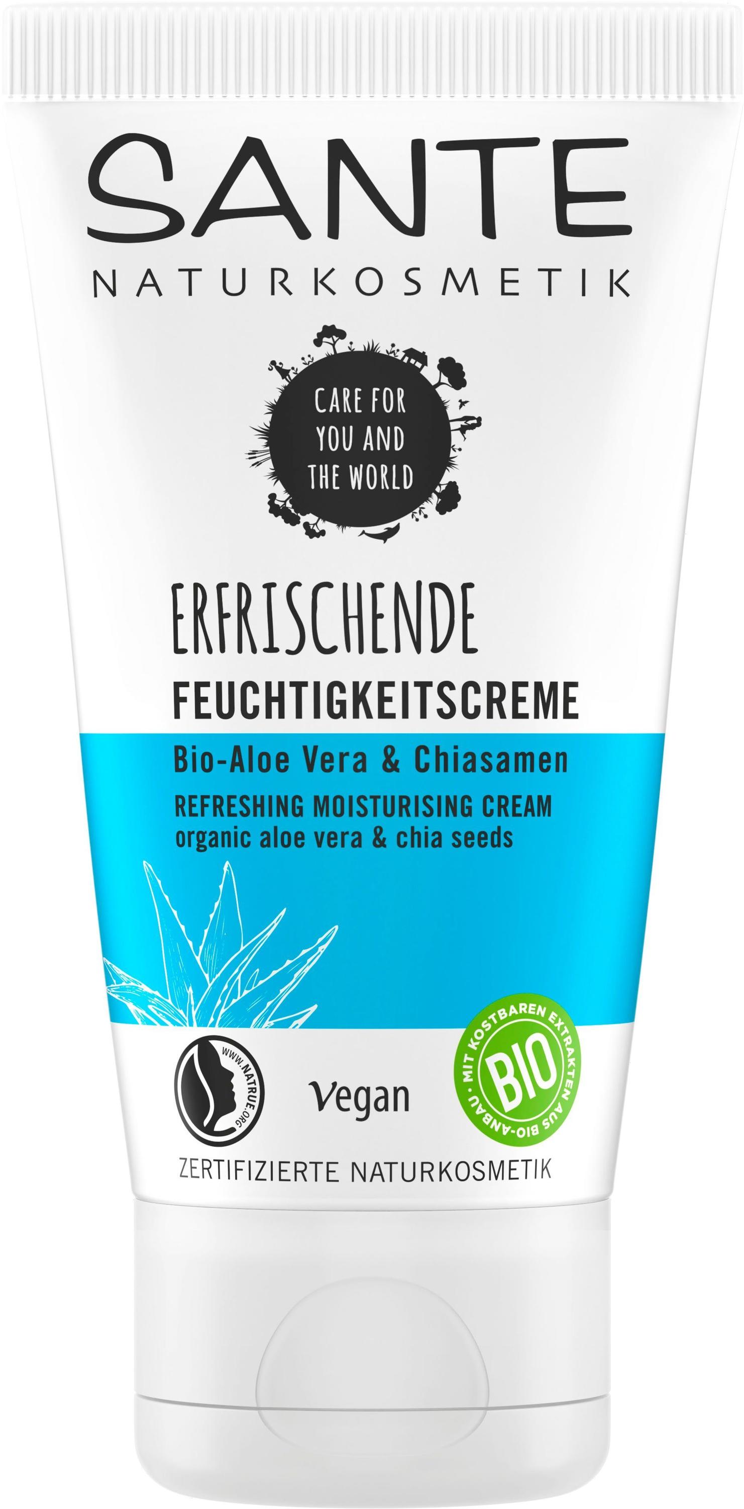 Sante Erfrischende Feuchtigkeitscreme Bio-Aloe Vera & Chiasamen (50ml) Test  - ab 6,95 € (Januar 2024)