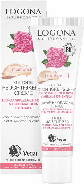 Logona Getönte Feuchtigkeitscreme Bio-Damaszener Rose & Braunalgen-Extrakt(30ml)