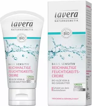 Lavera reichhaltige Feuchtigkeitscreme Aloe Vera & Sheabutter (50ml)