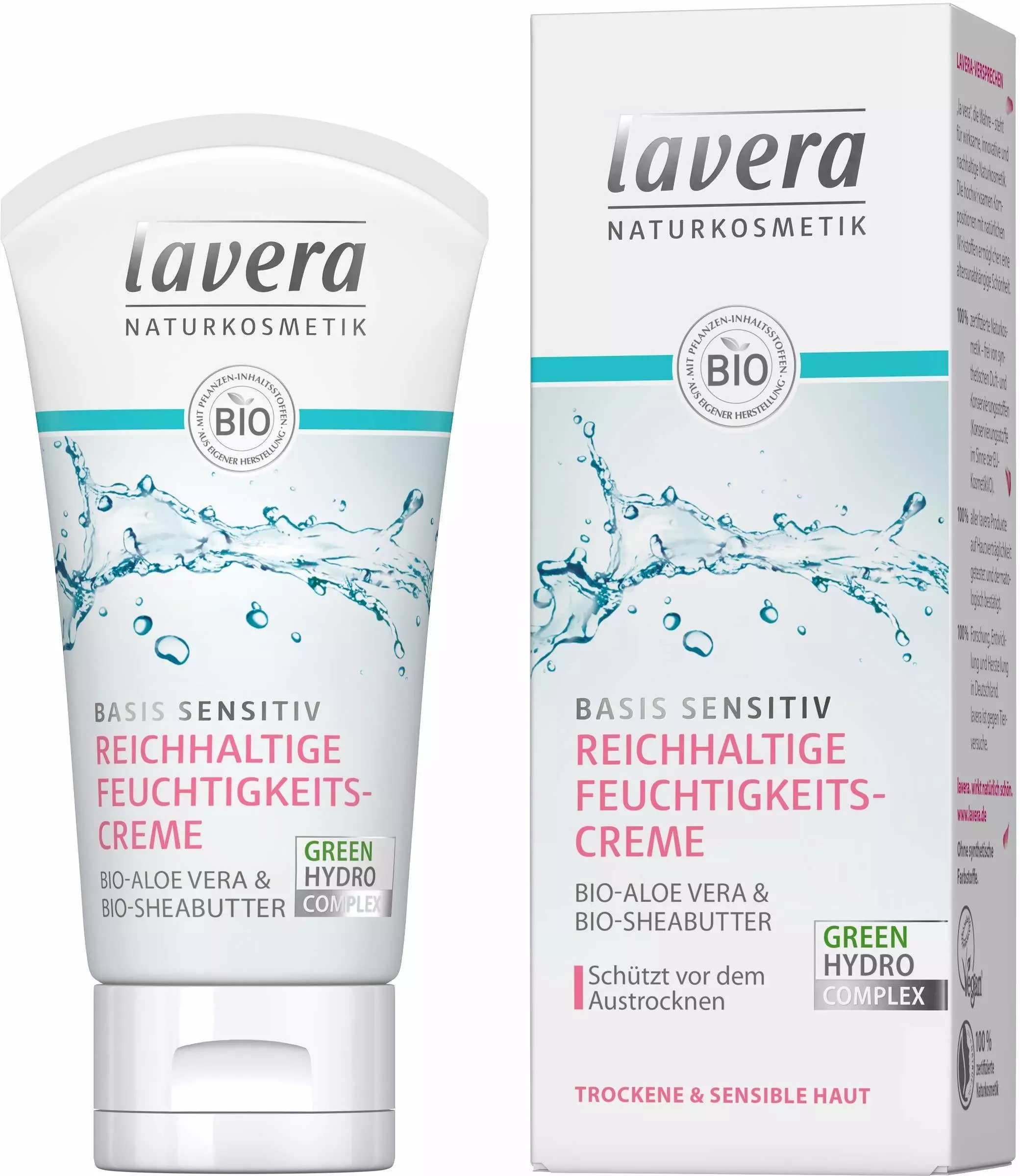Lavera reichhaltige Feuchtigkeitscreme Aloe Vera & Sheabutter (50ml) Test  Tagescreme