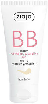 Ziaja BB Cream Normal, Dry and Sensitive Skin Light (50ml)