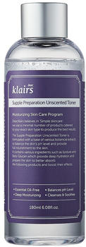 Klairs Cosmetics Supple Preparation Unscented Toner (180ml)