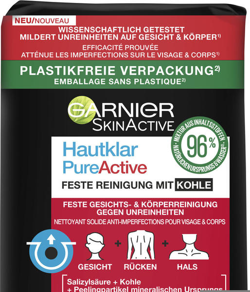 Garnier Hautklar PureActive Feste Reinigung (100g) Test TOP Angebote ab  4,99 € (April 2023)
