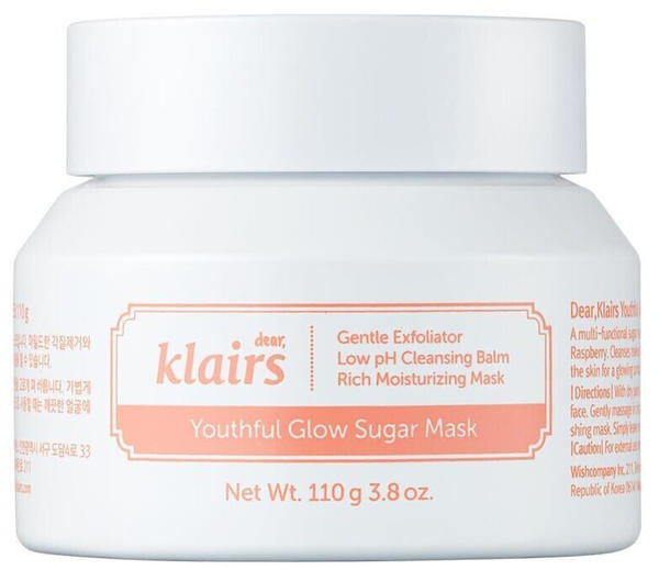 Klairs Cosmetics Youthful Glow Sugar Mask (110g)