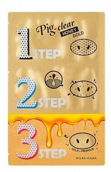Holika Holika Pig Nose Honey Gold 3-Step Kit (18ml)