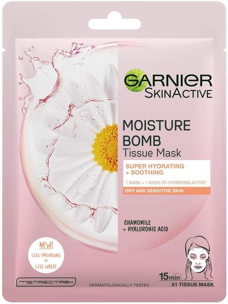 Garnier Moisture Bomb Tissue Mask Dry and Sensitive Skin (28g)