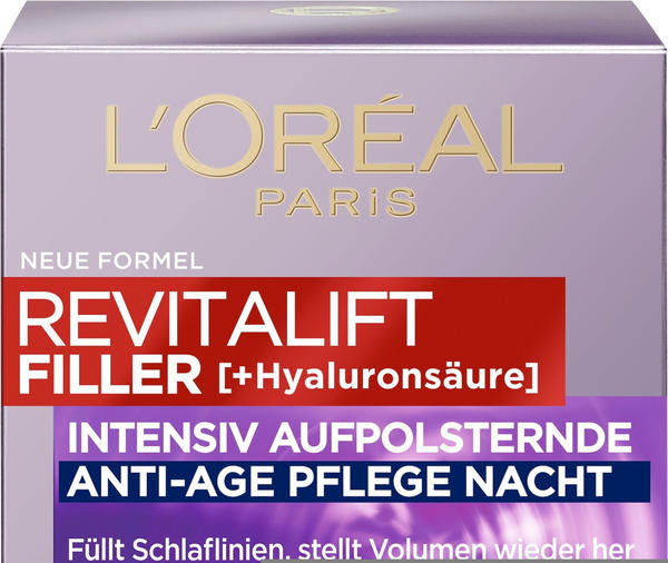 L'Oréal Revitalift Filler +Hyaluronsäure Nachtcreme (50ml)