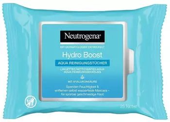 Neutrogena Hydro Boost Aqua Reinigungst&uuml;cher (25Stk.)