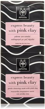 Apivita Express Beauty Gentle Cleansing Face Mask pink clay (2 x 8 ml)