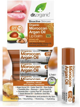 Dr. Organic Lipbalm Moroccan Argan Oil 5.7ml