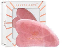 Crystallove Rose Quartz Gua Sha Massage Hilfsmittel 1 St., Grundpreis: &euro;