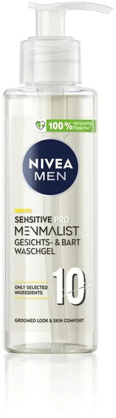 Nivea Sensitive Pro Menmalist Gesichts-und Bart Waschgel (200ml)