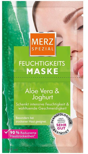 Merz Feuchtigkeitsmaske Aloe Vera & Joghurt (2x7ml)