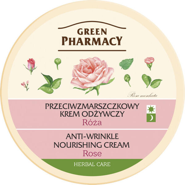 Green Pharmacy Anti-Wnrikle Nourishing Cream With Rose (150 ml)