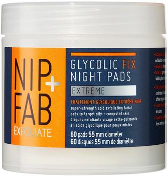 NIP+FAB Exfoliate Glycolic Fix Night Pads (60 Stk.)