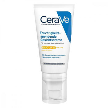 CeraVe Feuchtigkeitsspendende Gesichtscreme LSF 50 (52ml)