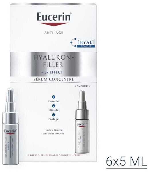 Eucerin Hyaluron-Filler + 3x Effect Serum (6 x 5 ml)