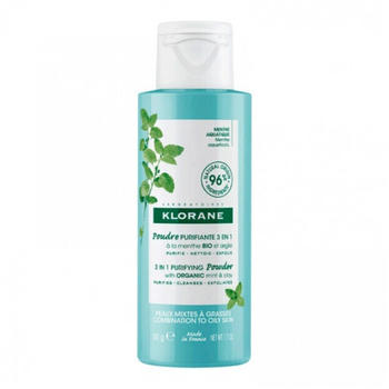 Klorane 3 in 1 Purifying Powder with Organic Mint & Clay (50g)