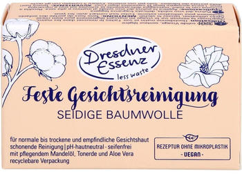 Dresdner Essenz Feste Gesichtsreinigung Seidige Baumwolle (65 g)