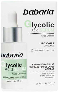 Babaria Glycolic Acid Serum Cell Renewal Evens Skin Tone Anti-Aging (30ml)