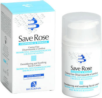 Biogena Save Rose Dereddening and Soothing Facial Cream (50ml)
