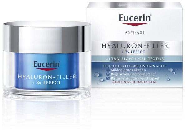Eucerin Hyaluron Filler 3x Effect Feuchtigkeits-Booster Nacht (50ml)