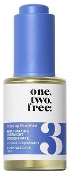 one.two.free! Reactivating Overnight Concentrate 3-Step Face Care (30ml)