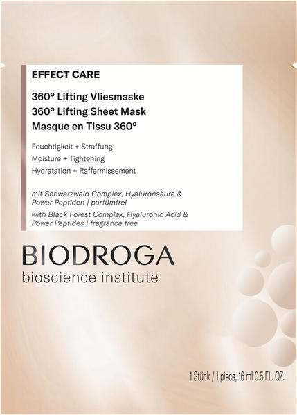 Biodroga Effect Care 360° Lifting Vliesmaske (16ml)