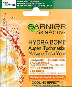 Garnier Hydra Bomb Augen-Tuchmaske mit Orangen-Extrakt