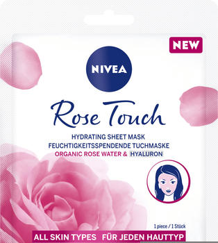 Nivea Rose Touch feuchtigkeitsspendende Tuchmaske