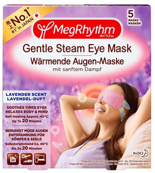 MegRhythm Wärmende Augen-Maske Lavendel-Duft (5Stk.)