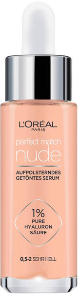 L'Oréal Perfect Match Aufpolsterndes Getöntes Serum - 0,5 - 2 sehr hell (30ml)