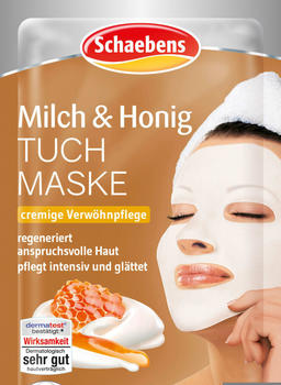 Schaebens Tuchmaske Milch und Honig (1 Stk)