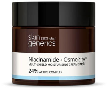 Skin Generics Niacinamid 24% Aktivkomplex Multischild Feuchtigkeitscreme SPF30 (50ml)