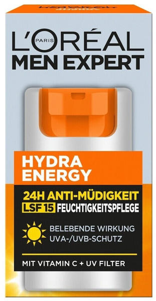 L'Oréal Men expert Hydra Energy 24h Anti-Müdigkeit Feuchtigkeitspflege LSF15 (50ml)