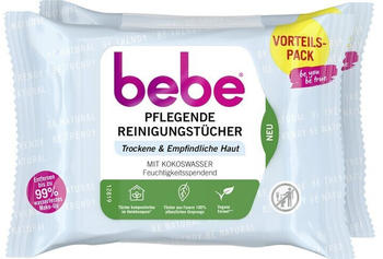 Bebe More Pflegende Reinigungstücher mit Kokoswasser (2x25Stk.)