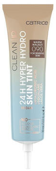 Catrice Clean ID 24H Hyper Hydro Skin Tint Getönte Gesichtscreme (30ml) Nr. 090 - Warm Walnut