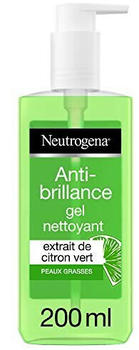Neutrogena Anti-Glanz Reinigungsgel mit Limettenextrakt Pumpflasche (200ml)