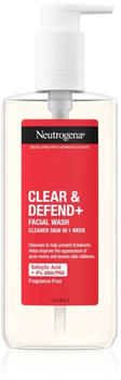 Neutrogena Clear and Defend Plus Facial Wash (200ml)