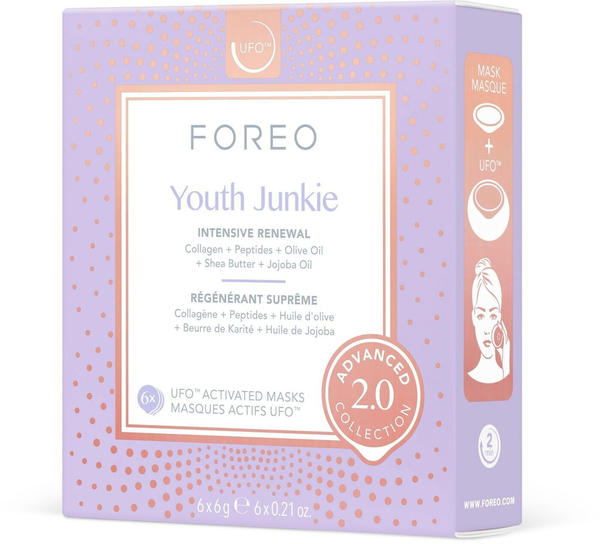 Foreo Youth Junkie 2.0 UFO Maskenpads (6x6 g)