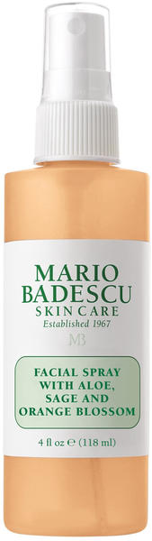 Mario Badescu Face Spa Facial Spray with Aloe# Sage and Orange Blossom (118ml)