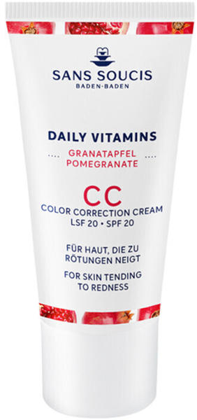 Sans Soucis Daily Vitamins Granatapfel - Rötungen CC Cream (30ml) Transparent
