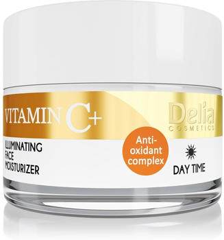 Delia Cosmetics Vitamine C + aufhellende Tagescreme mit feuchtigkeitsspendender Wirkung (50ml)