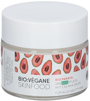 Bio:Végane Skinfood BIO Papaya AHA 24h Tagescreme (50ml)