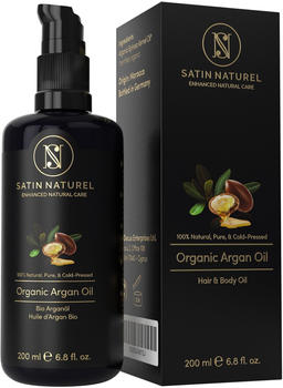 Satin Naturel Organic Argan Oil (200ml)