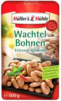 Müller's Mühle Wachtelbohnen (500g)