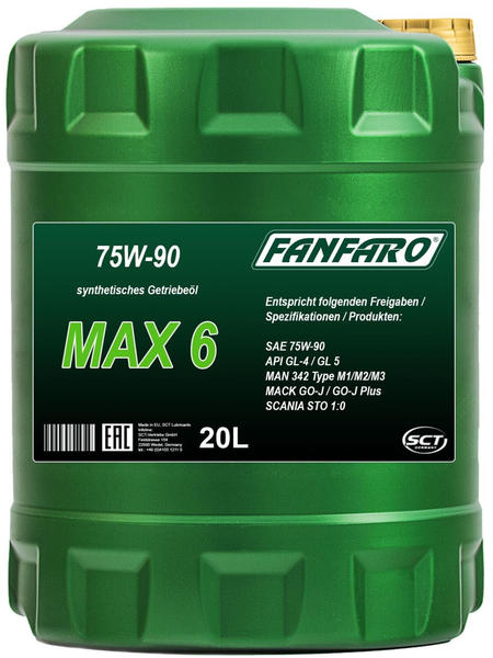 Fanfaro MAX 6 75W-90 GL-5 8706 (FF8706-20)