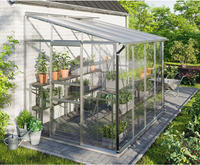 Vitavia - Anlehn-gew&auml;chshaus 'ida 5200', Aluminium Eloxiert, 5,2 M2, 3 Mm Esg/6 Mm