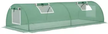Outsunny Mini Tunnelgew&auml;chshaus mit UV-Schutz Gr&uuml;n
