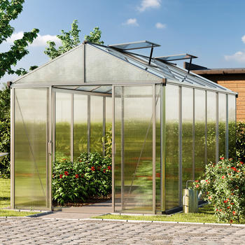 GFP - Garten- & Freizeit-Profi 222 x 437 cm Gewächshaus Aktionsset Profi 2 (GFPV00110)